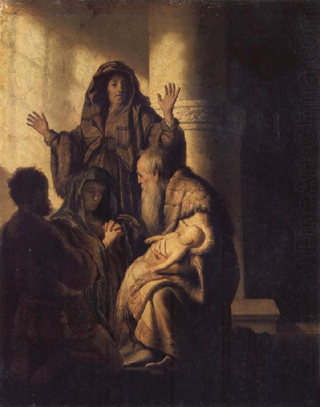 REMBRANDT Harmenszoon van Rijn The Presentation of Jesus in the Temple china oil painting image